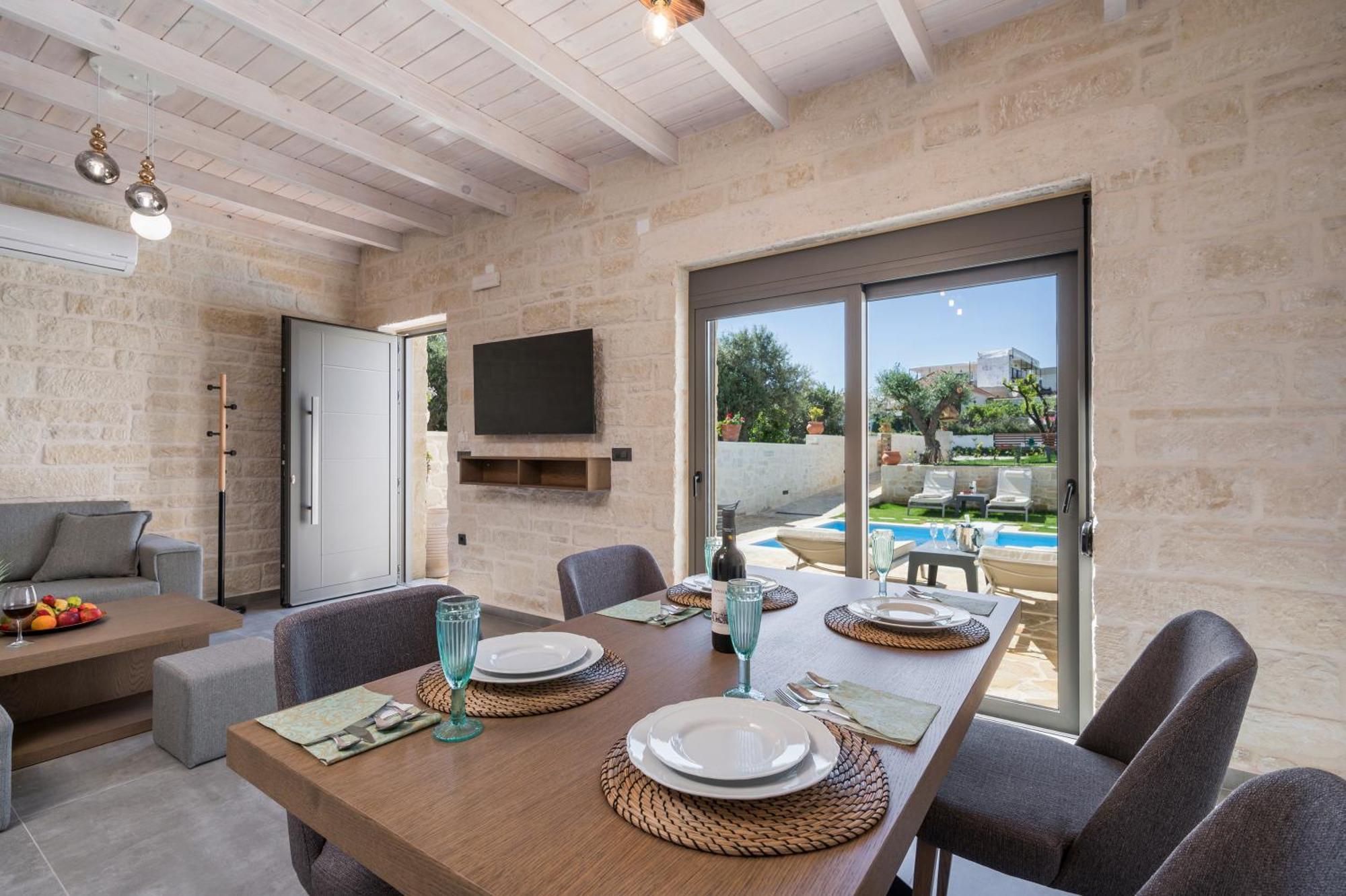 Sun Flower Villas With Sea View Agia Marina المظهر الخارجي الصورة