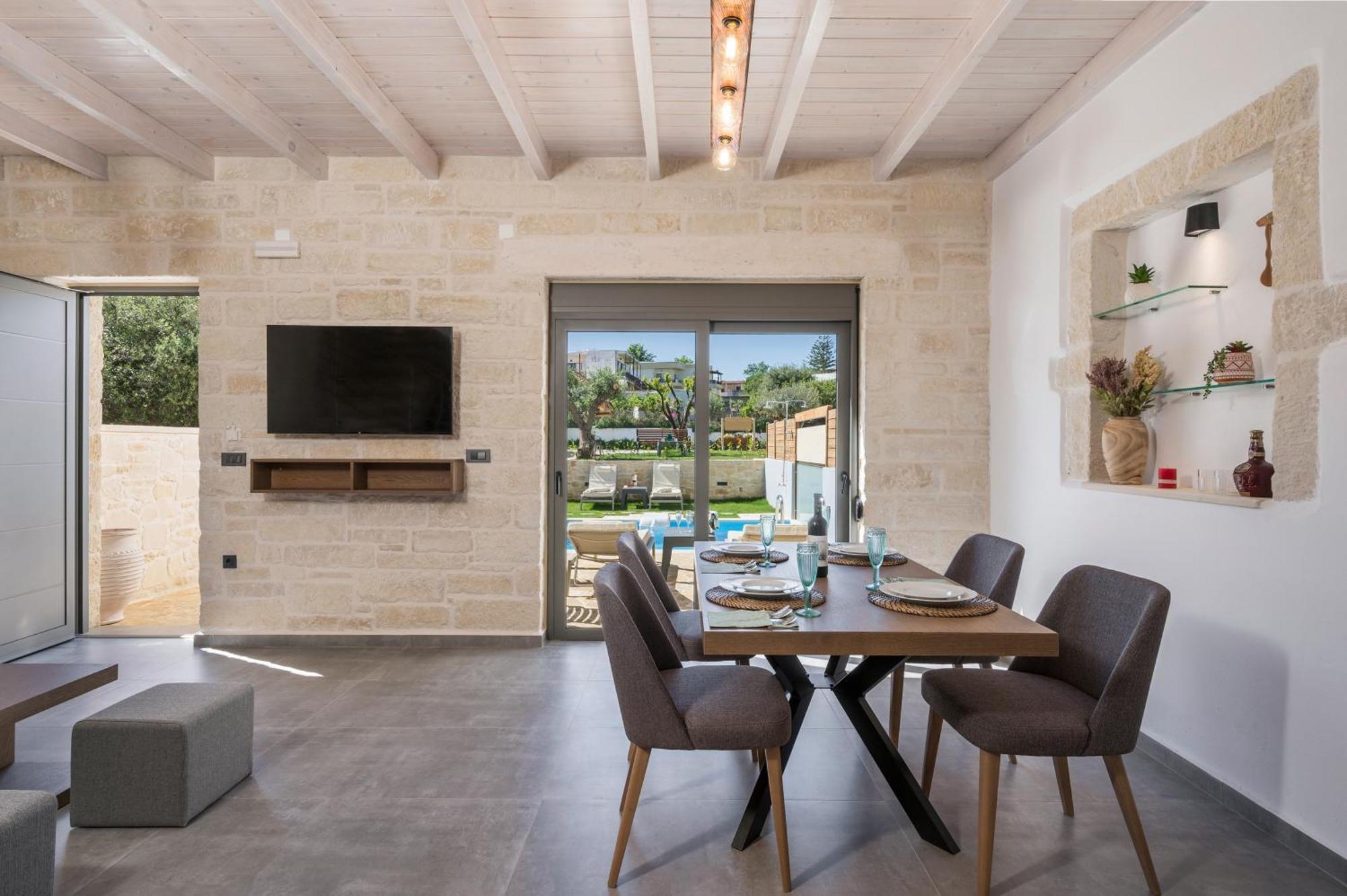Sun Flower Villas With Sea View Agia Marina المظهر الخارجي الصورة