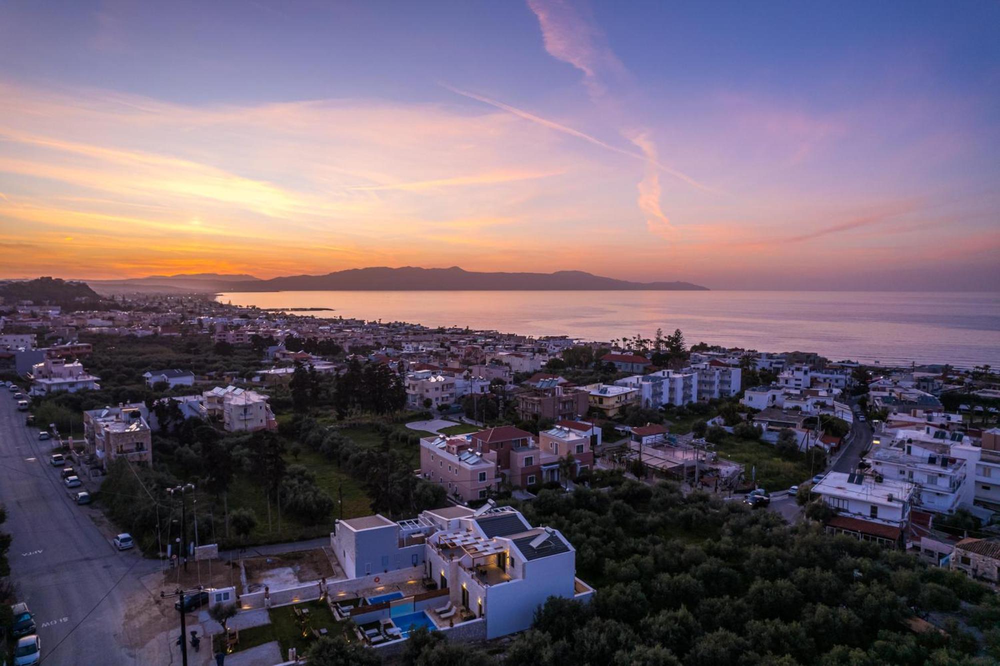 Sun Flower Villas With Sea View Agia Marina المظهر الخارجي الصورة