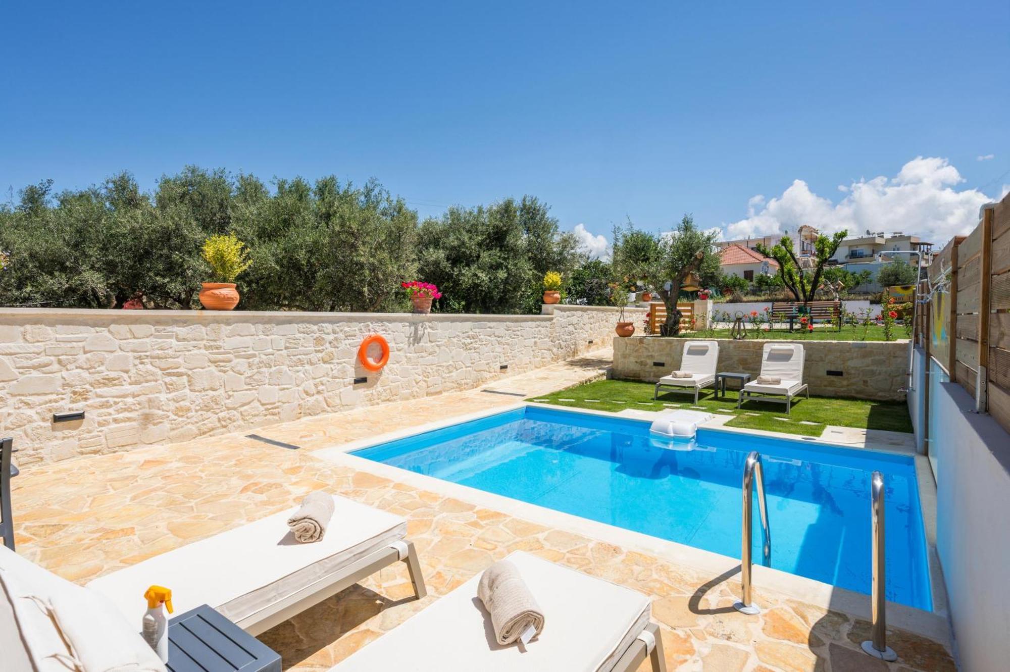 Sun Flower Villas With Sea View Agia Marina المظهر الخارجي الصورة