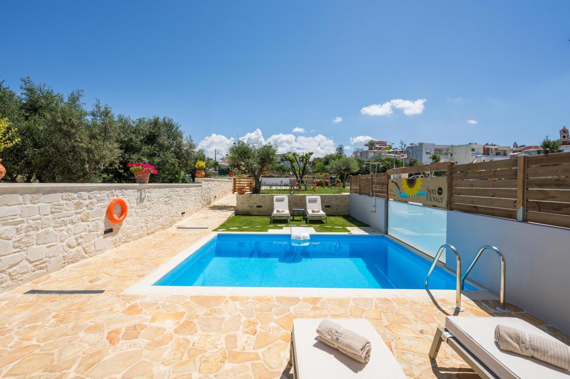 Sun Flower Villas With Sea View Agia Marina المظهر الخارجي الصورة