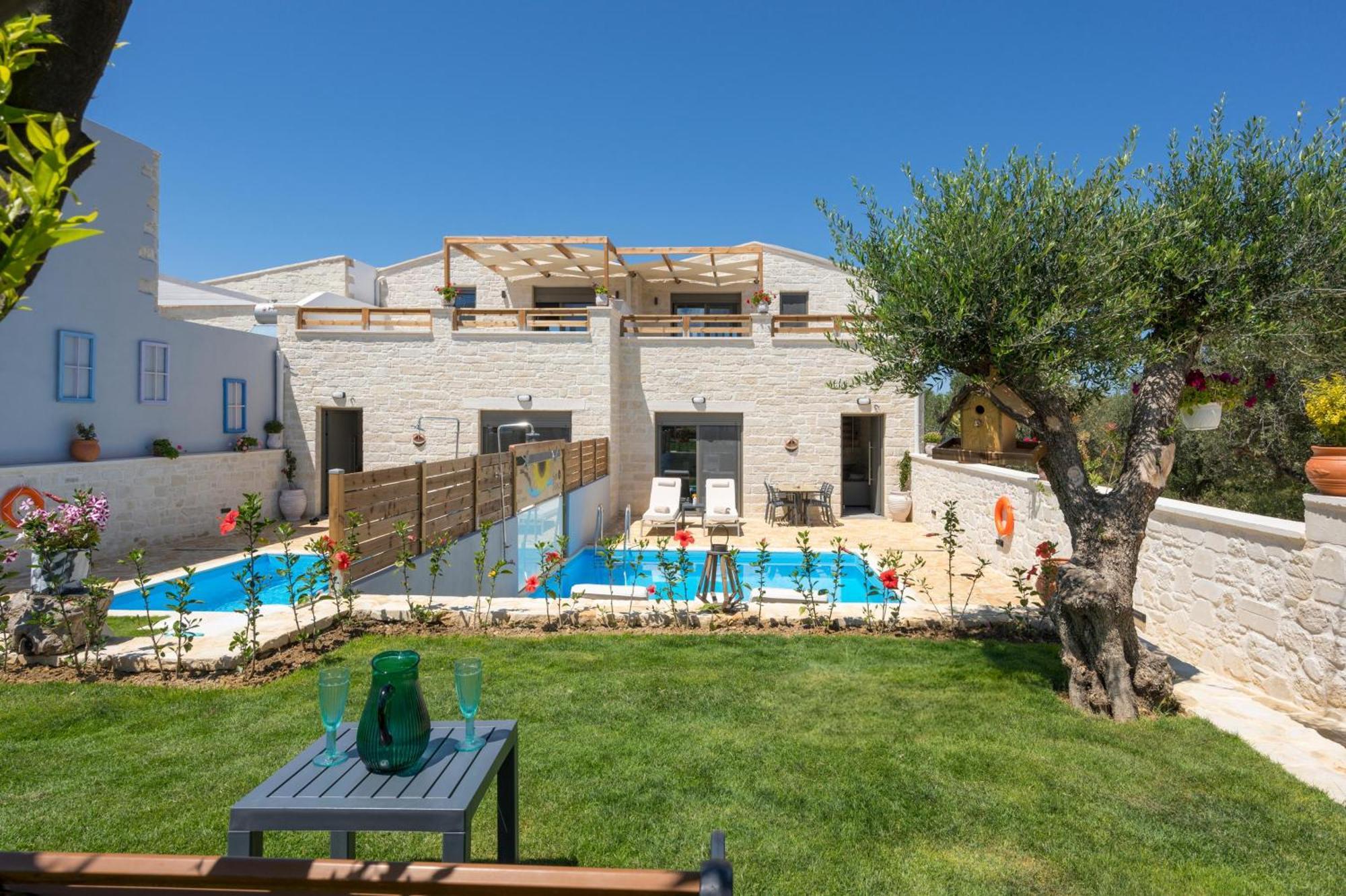 Sun Flower Villas With Sea View Agia Marina المظهر الخارجي الصورة