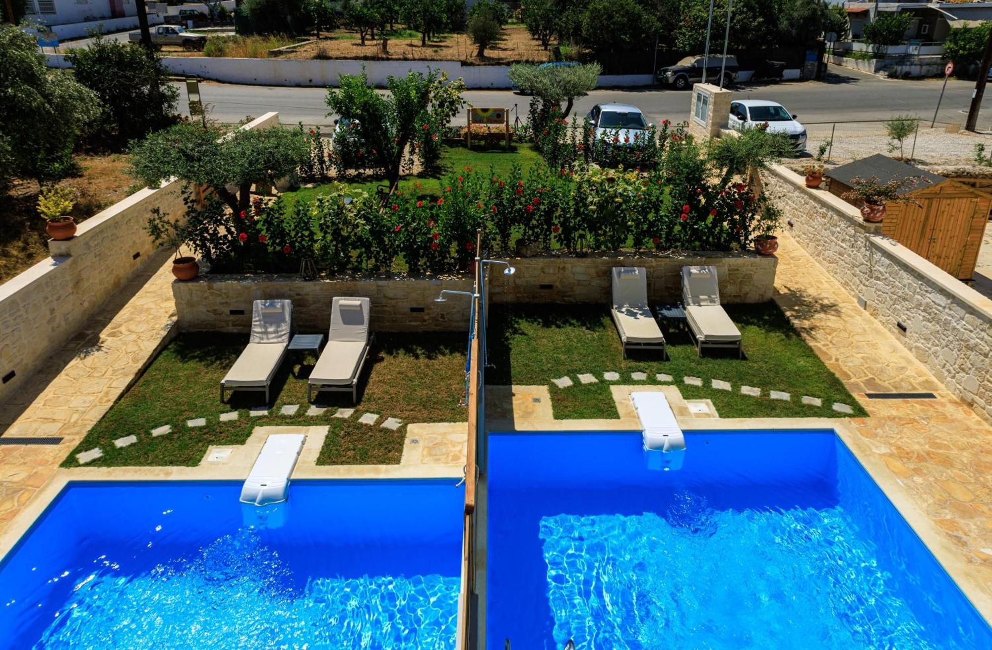 Sun Flower Villas With Sea View Agia Marina المظهر الخارجي الصورة
