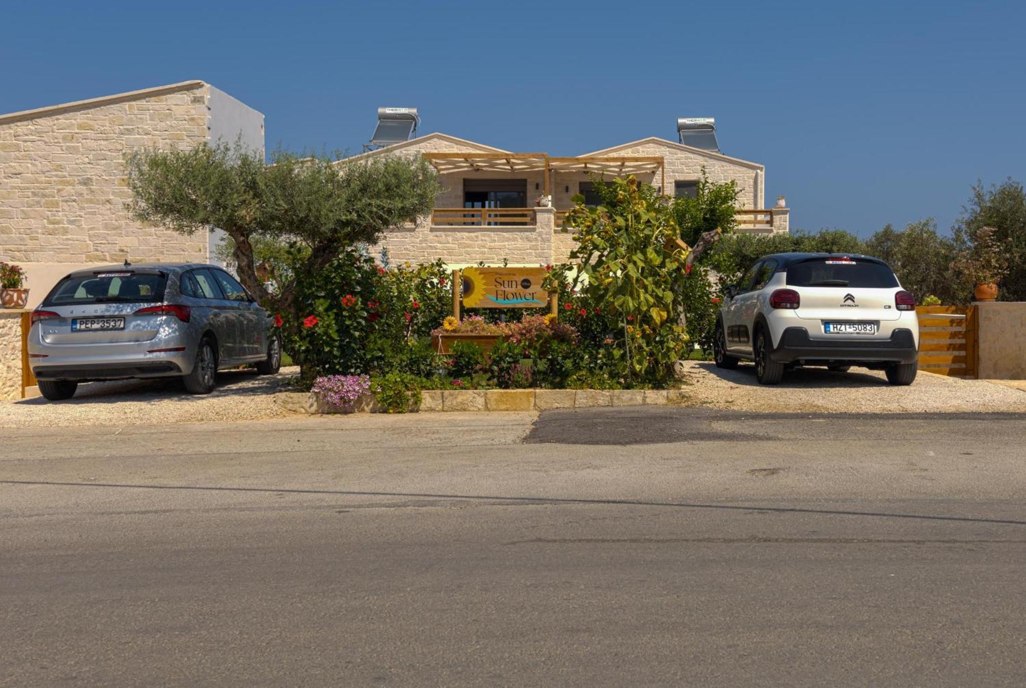Sun Flower Villas With Sea View Agia Marina المظهر الخارجي الصورة