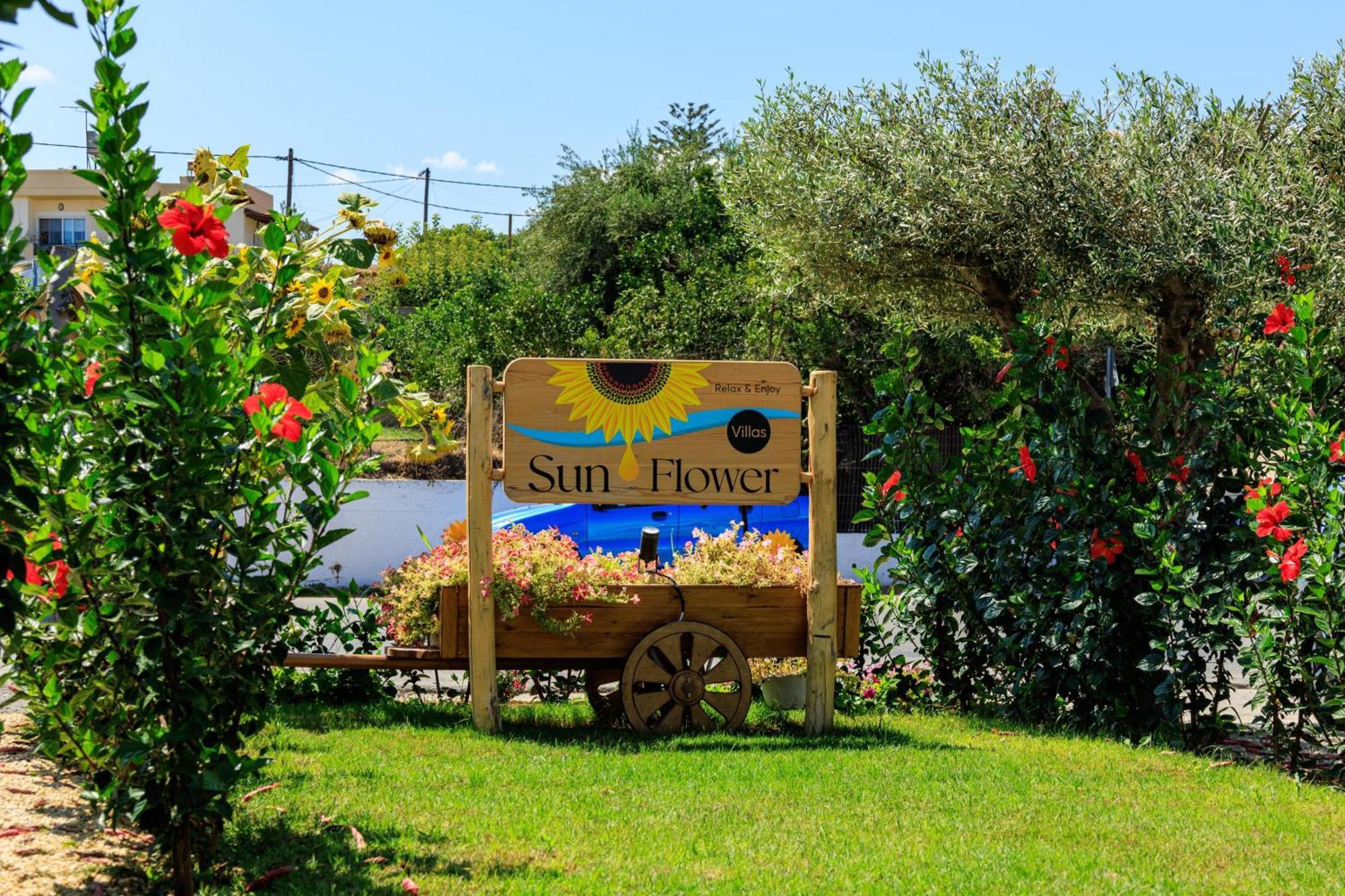 Sun Flower Villas With Sea View Agia Marina المظهر الخارجي الصورة